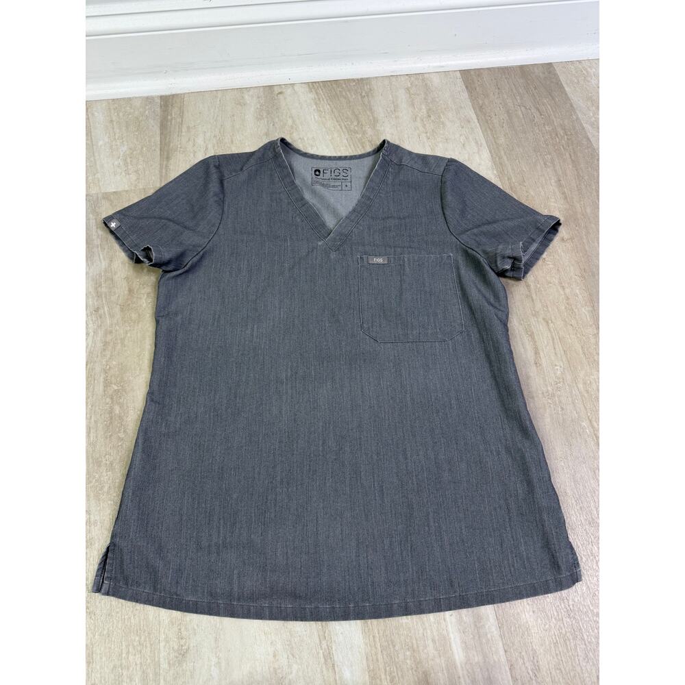 Figs Catarina One-Pocket Scrub Top Graphite Gray Size Small FW1000